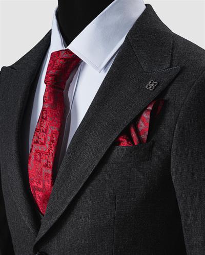 Ech.2351-2751 Kırcıllı Kumaş Kruvaze Takım Elbise