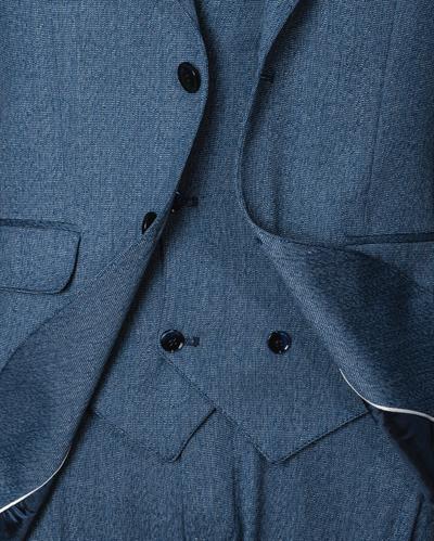 Ech.2351-2751 Kırcıllı Kumaş Kruvaze Takım Elbise