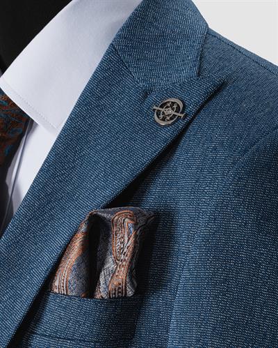 Ech.2351-2751 Kırcıllı Kumaş Kruvaze Takım Elbise