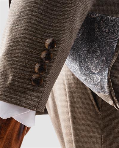 Ech. 2352 Mini Kazayağı Yelekli Takım Elbise