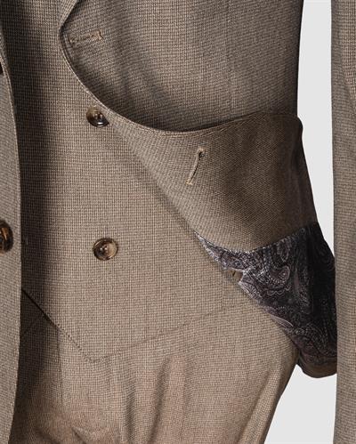 Ech. 2352 Mini Kazayağı Yelekli Takım Elbise