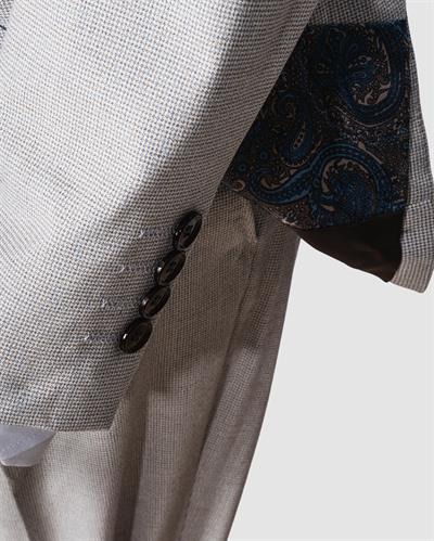 Ech. 2352 Mini Kazayağı Yelekli Takım Elbise