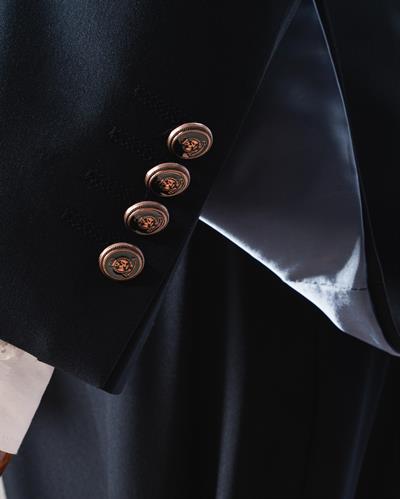 Ssa 2609 Düz Kumaş Kruvaze Duble Paça Takım Elbise