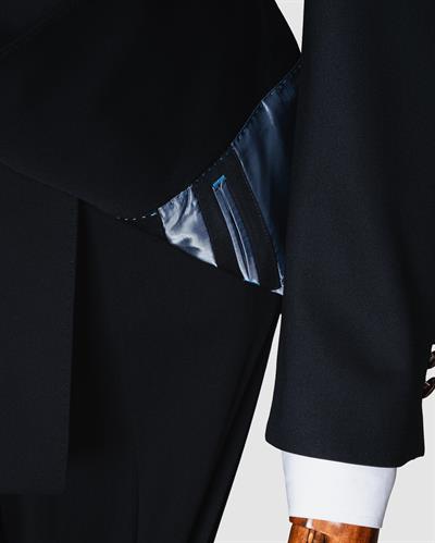 Ssa 2609 Düz Kumaş Kruvaze Duble Paça Takım Elbise