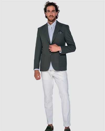 Ssa.4630 Sivri Yaka Torba Cep Ceket