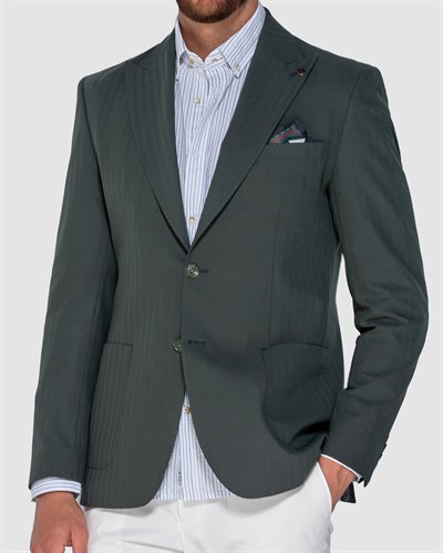 Ssa.4630 Sivri Yaka Torba Cep Ceket