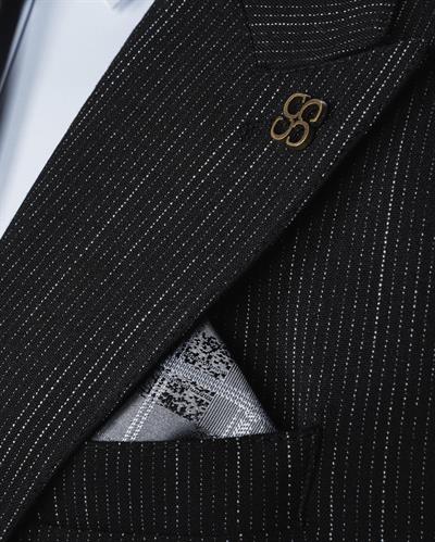 Ssa 2351 Kesik Çizgili Yelekli Takım