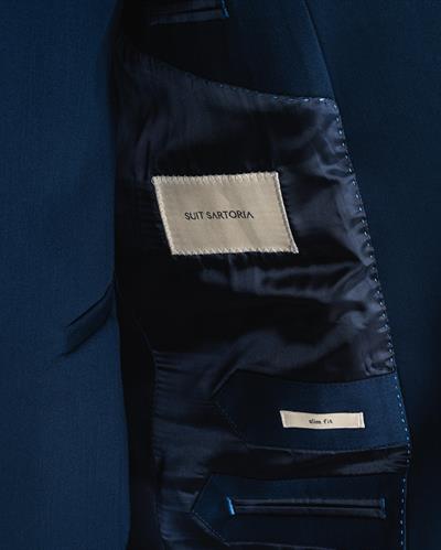 Ssa 2610 Düz Kumaş Yelekli & Duble Paça Takım