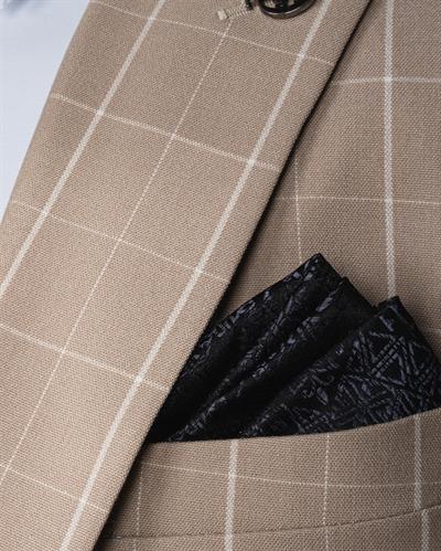 Ssa Prt 291 Ekose Yelekli Takım Elbise