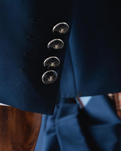 Ssa 2610 Düz Kumaş Yelekli & Duble Paça Takım