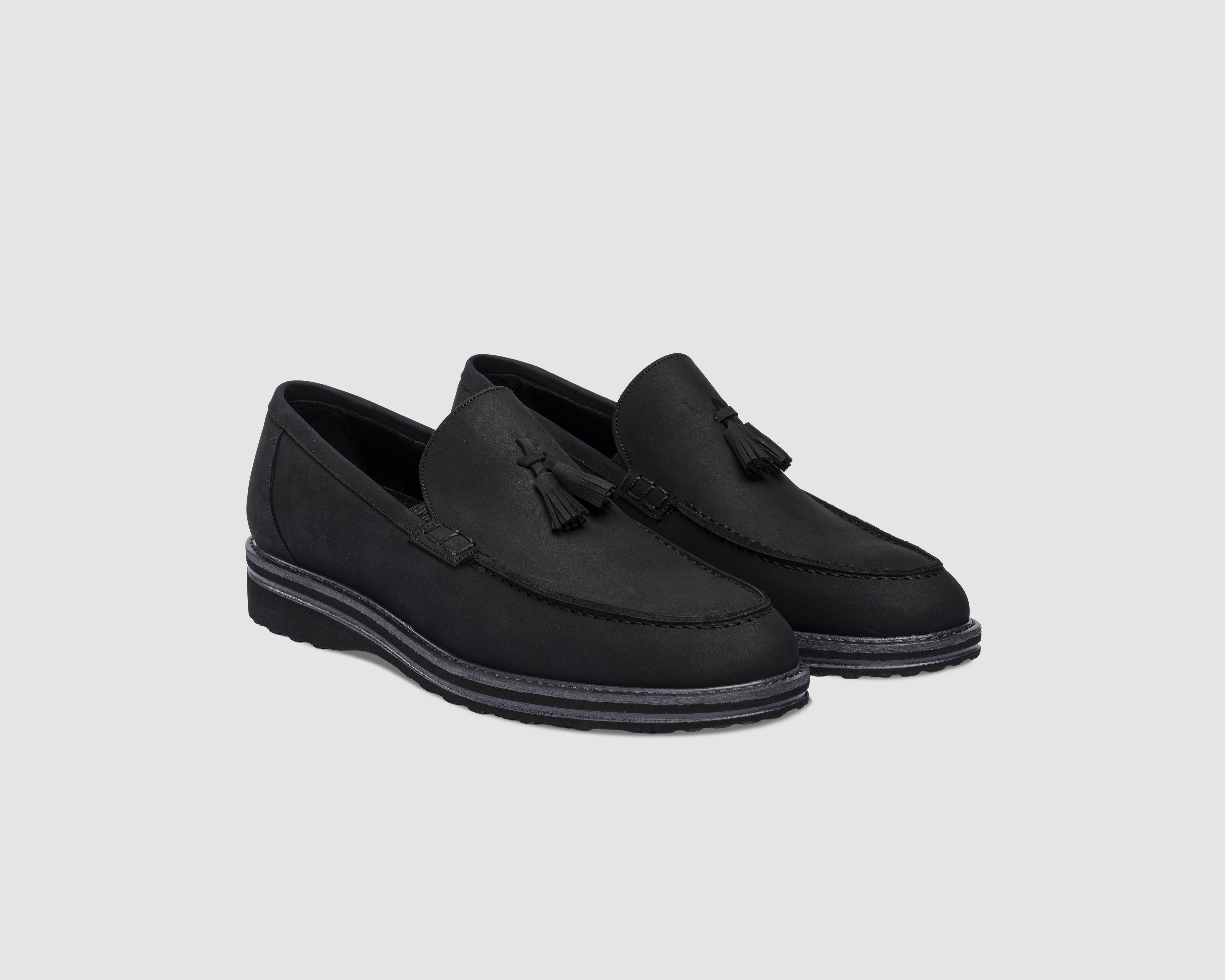 Gnd.2434 Püsküllü Nubuk Loafer Ayakkabı