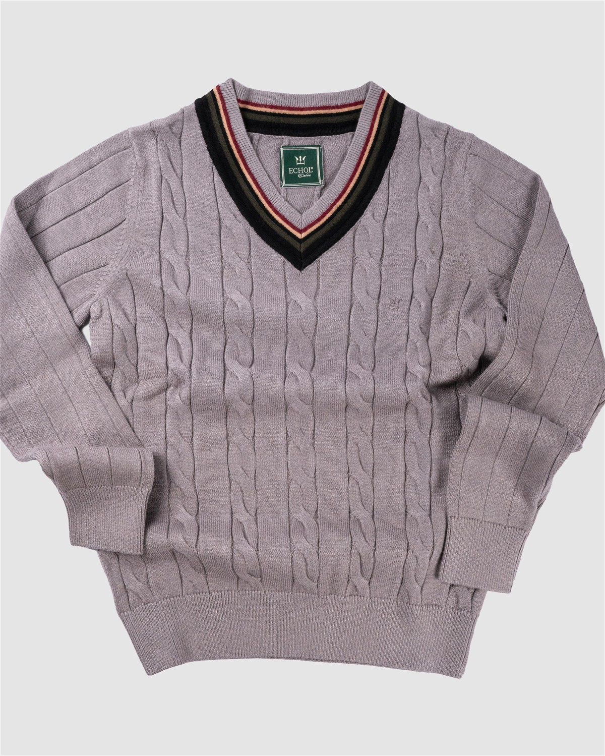 Tm.105 Saçlı V Yaka Triko