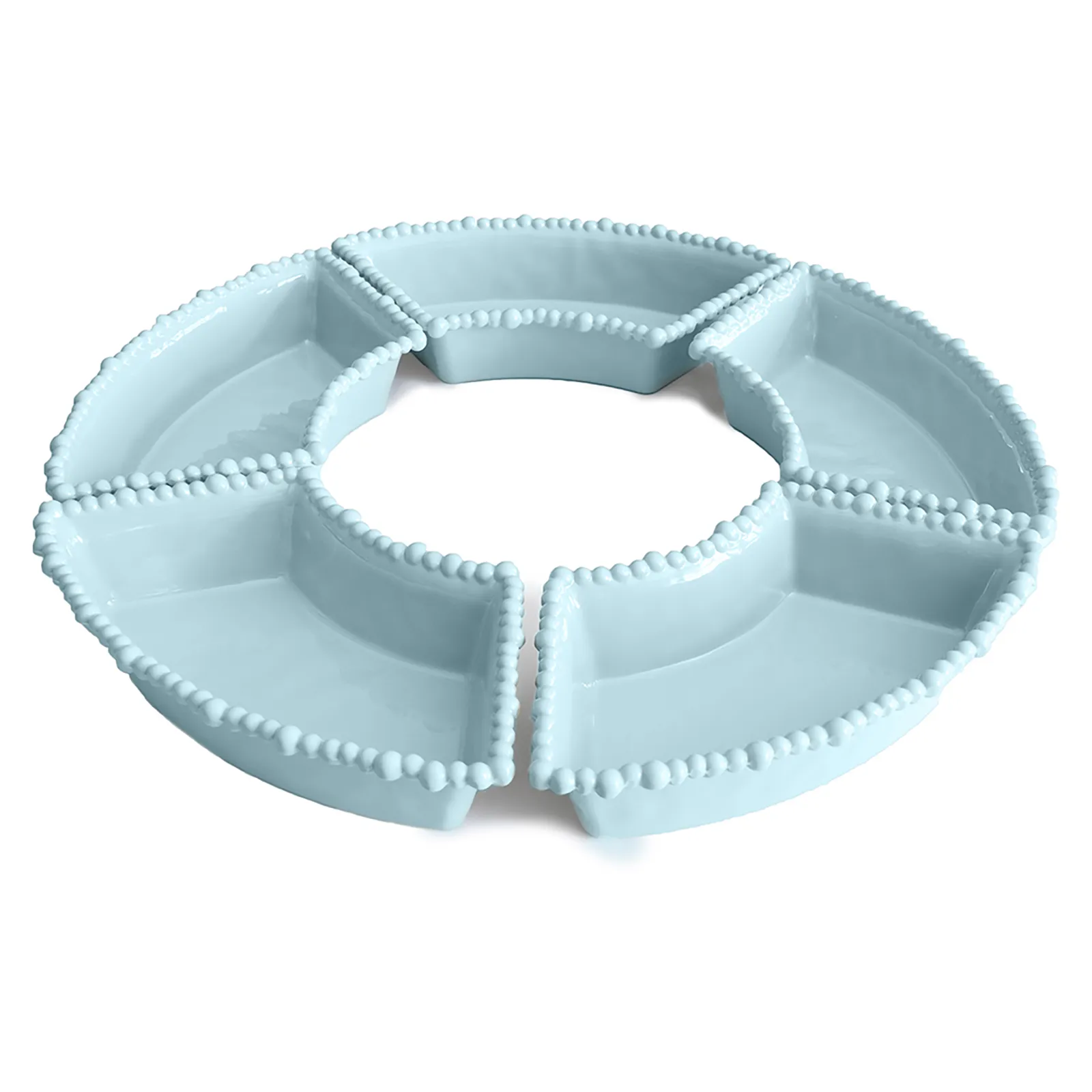 Baci Milano Joke Table&Kıtchen Melamın 5Lı Meze Tabağı Aqua