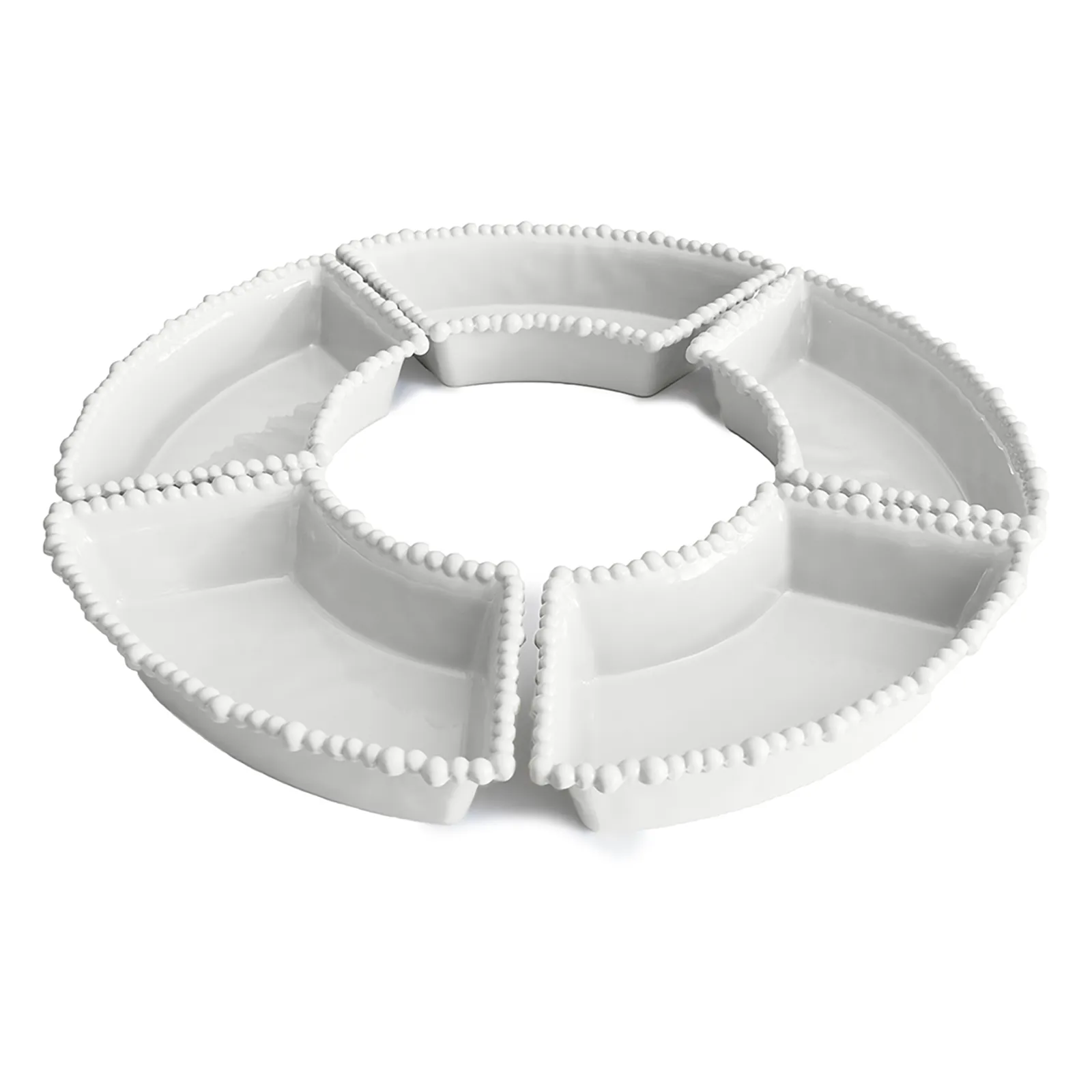 Baci Milano Joke Table&Kıtchen Melamın 5Lı Meze Tabağı Beyaz