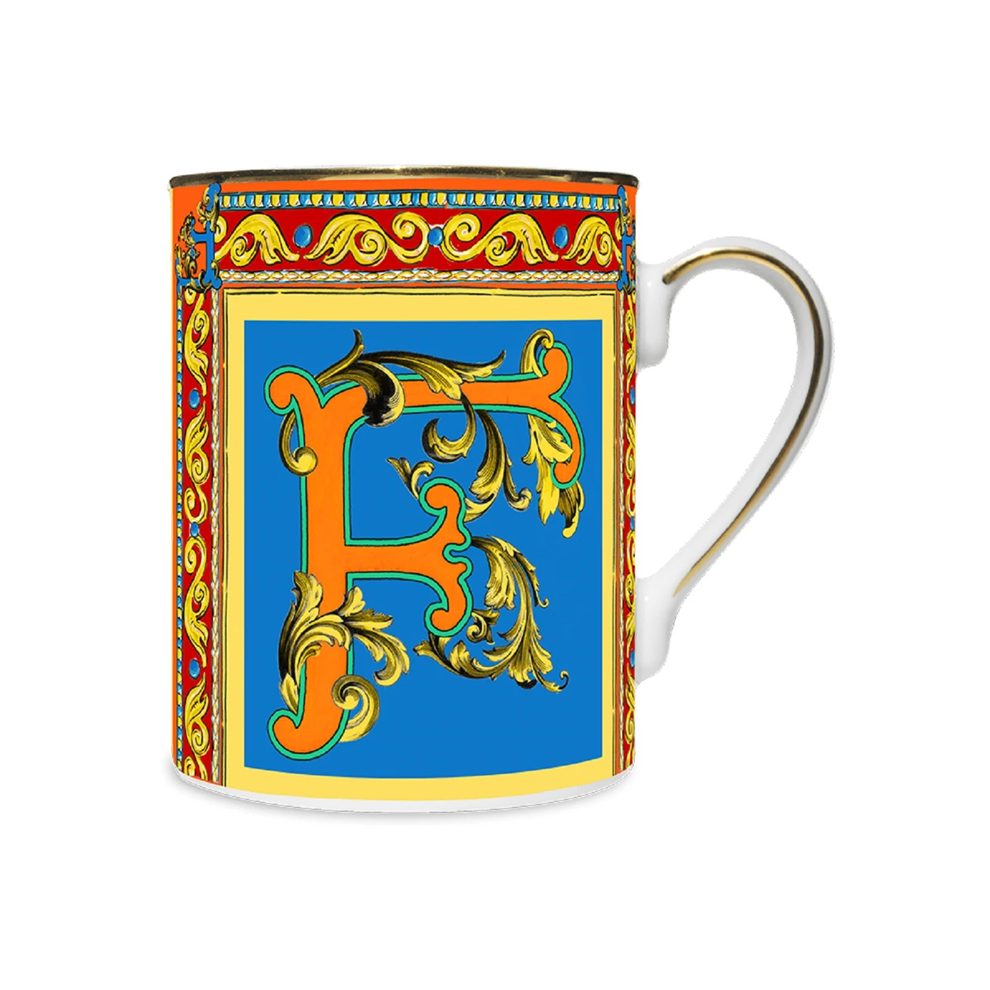 Baci Milano Ortıgıa F Harflı Mug