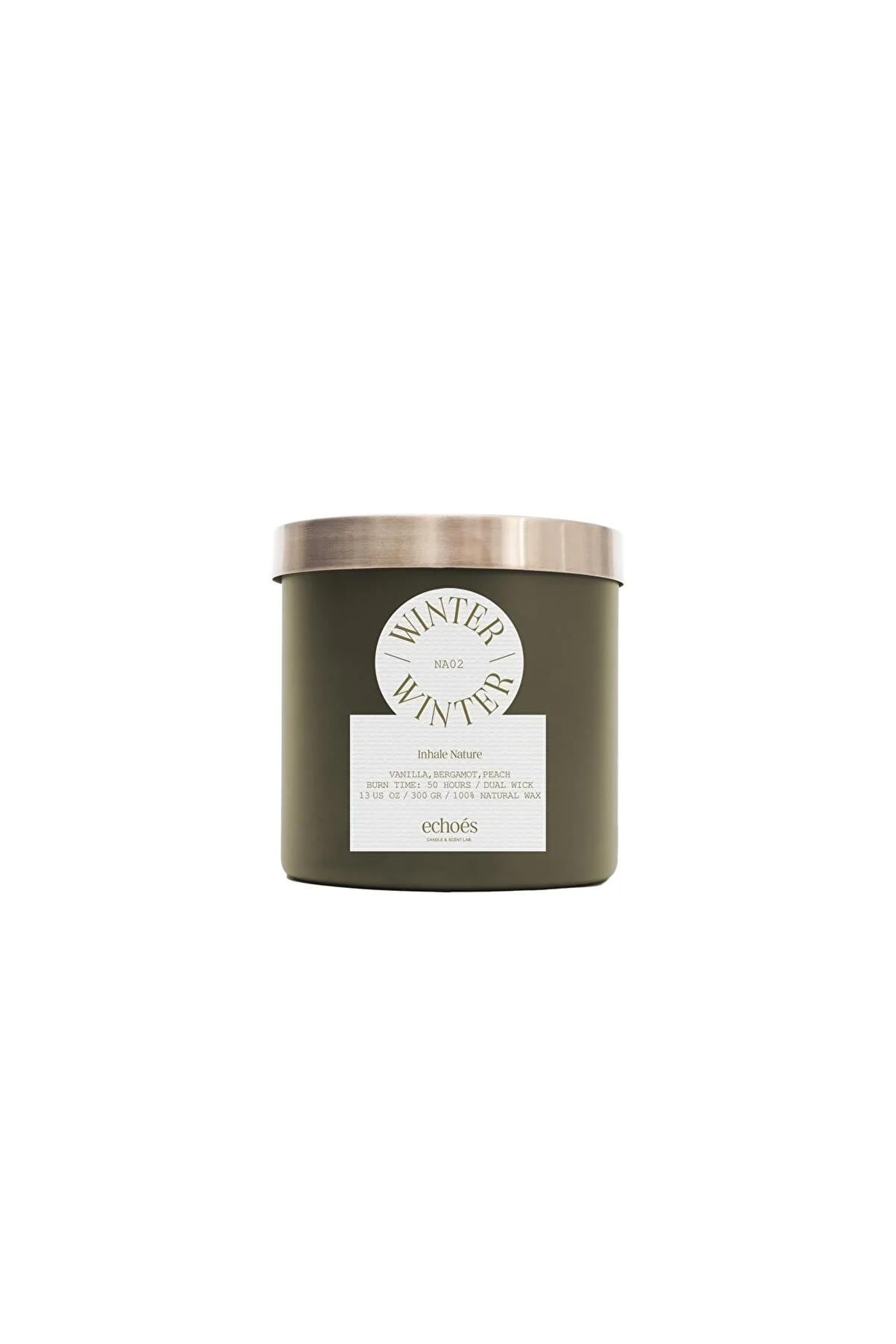 Echoes Mum Winter Dual Wich Natural Candle 300Gr