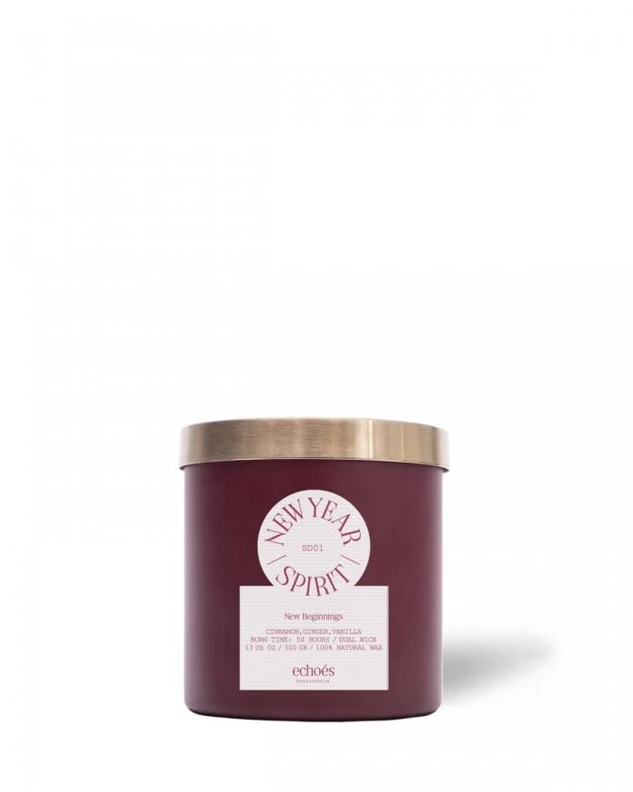 Echoes New Year Spirit Çift Fitil Doğal Mum 300 Gr