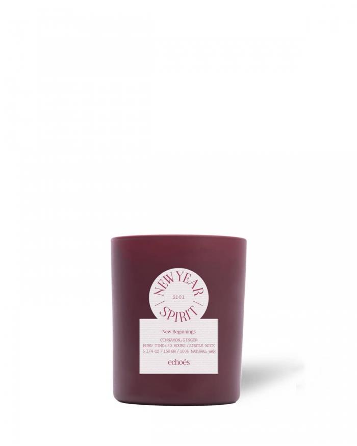 Echoes New Year Spirit Tek Fitil Doğal Mum 150 Gr