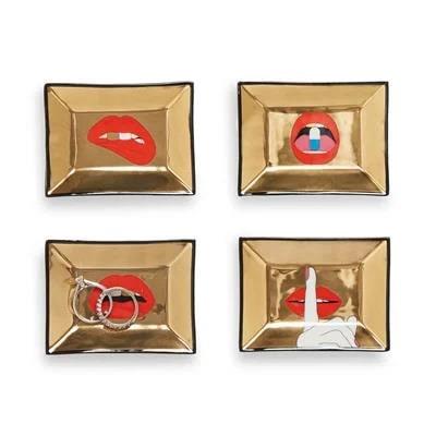 Full Dose Petite Trays- Set of 4- Gold