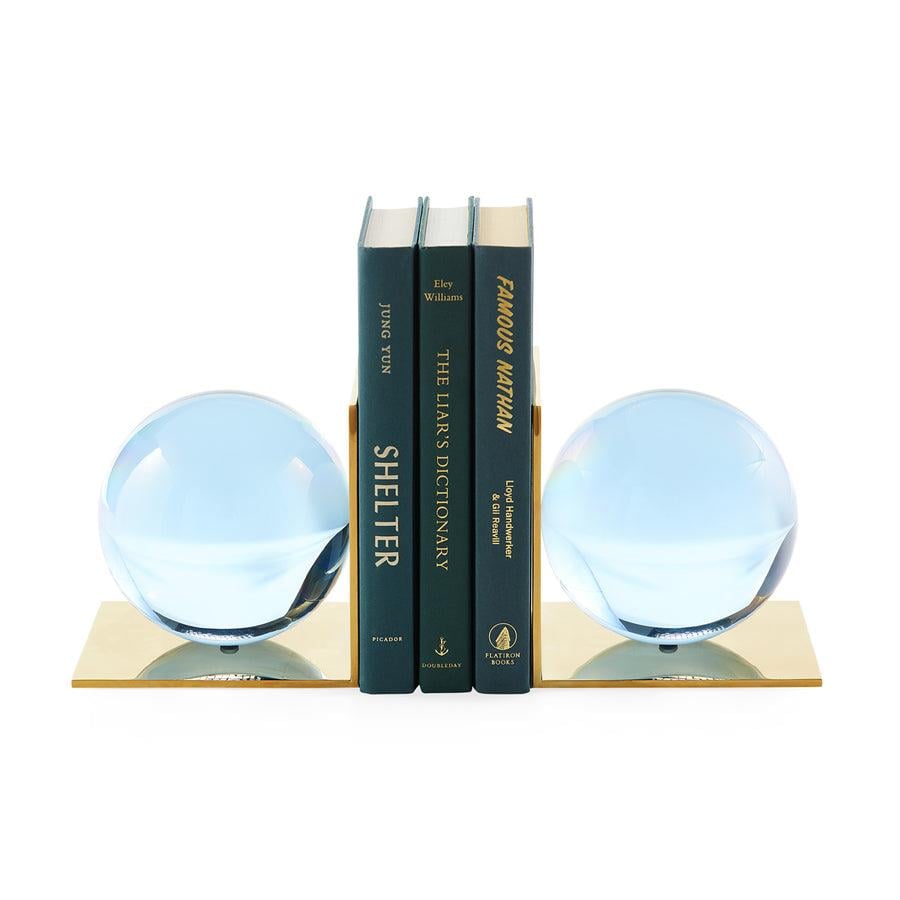 Globo Bookend Set- Blue