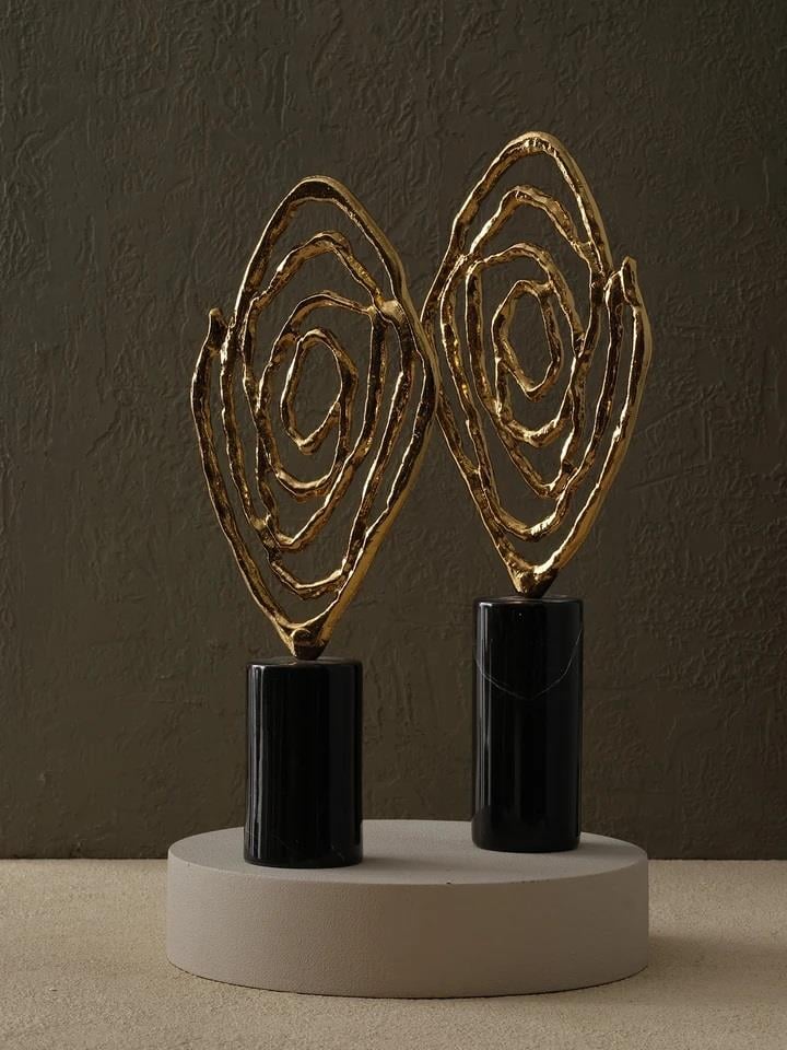 Marlect Co Baklava Dekor Set Siyah Gold