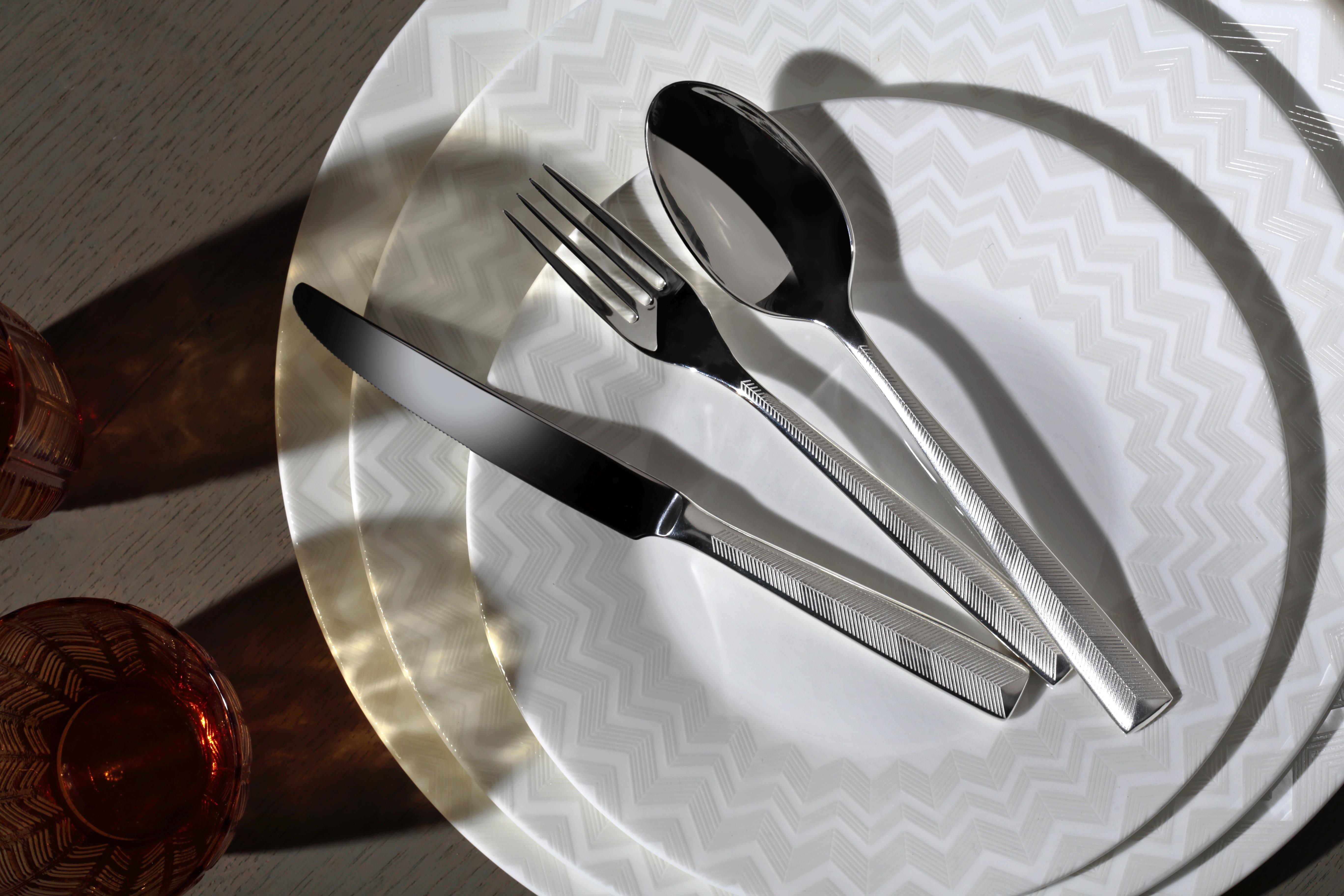 Mıssonı Home Mıssonı Zıg Zag Cutlery - Yemek Çatalı, 209 Mm