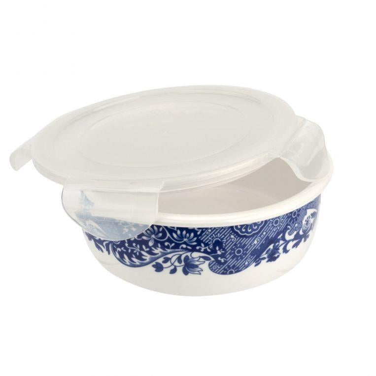 Spode Blue Italıan Kapaklı Saklama Kabı 17Cm Rw.Blı.8740-Xb