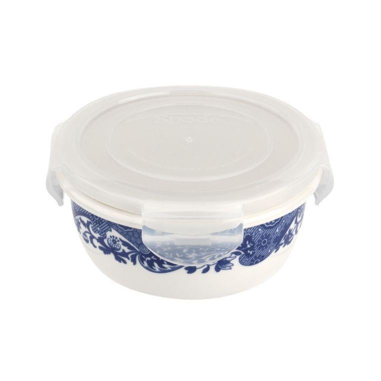 Spode Blue Italıan Kapaklı Saklama Kabı 13Cm Rw.Blı.8738-Xb