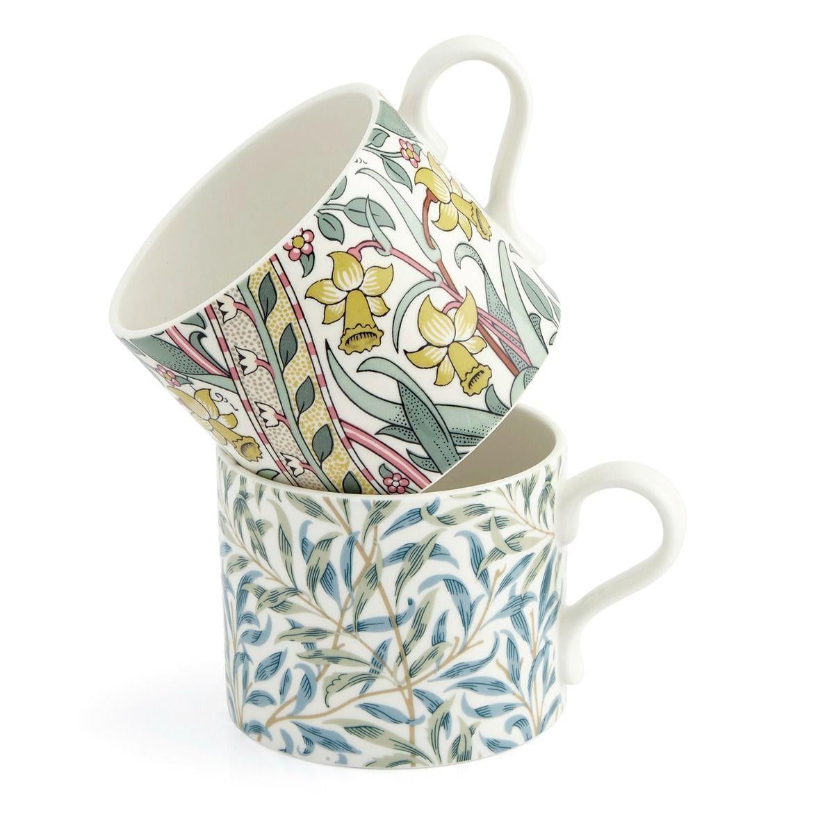 Spode Morrıs & Co Mug 2'Lı (Daff&Wbough) Rw.Mcoj.8726-Xg