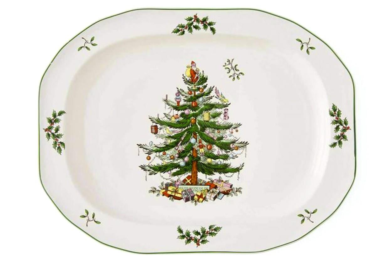 TREE SCULPTED PLATTER