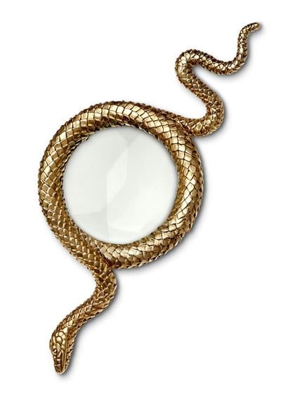 Lobjet Snake Gold Yılanlı Büyüteç Küçük Lobdac858