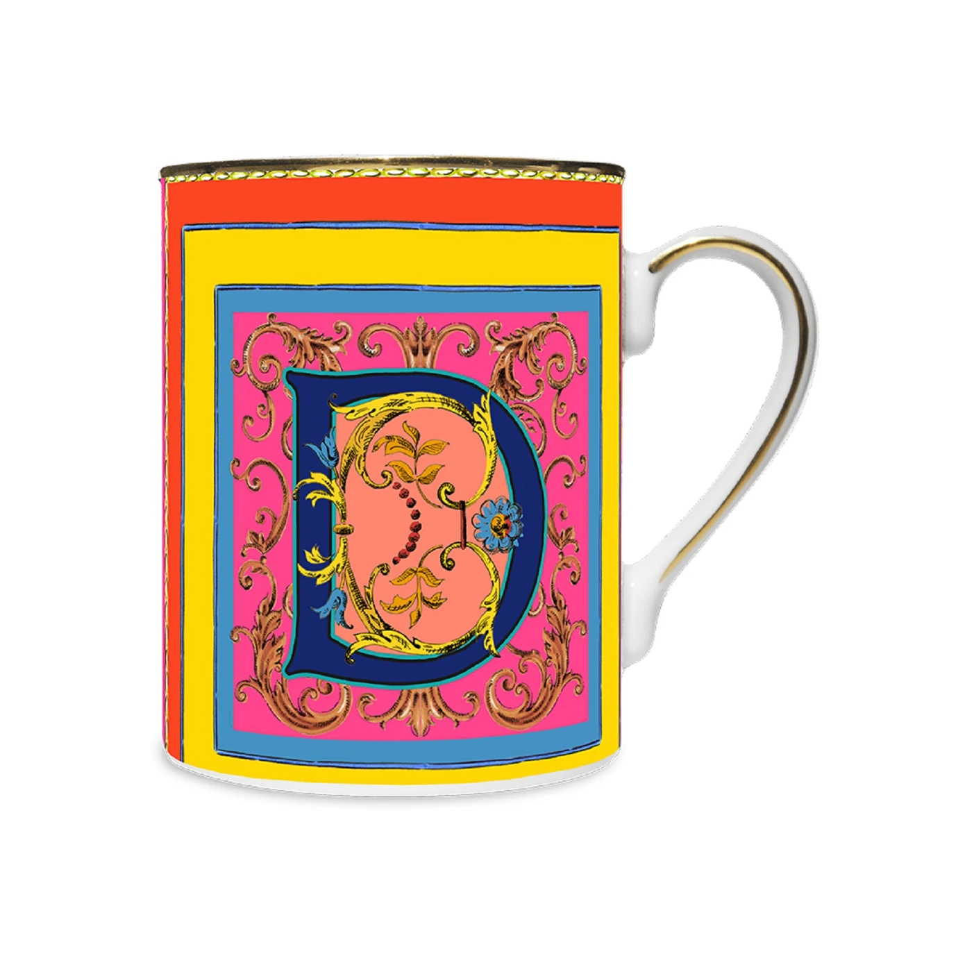 Baci Milano Ortıgıa D Harflı Mug