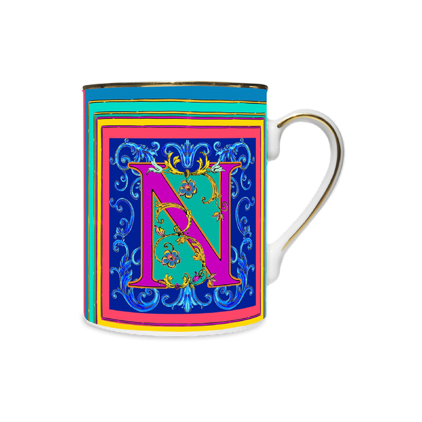 Baci Milano Ortıgıa N Harflı Mug