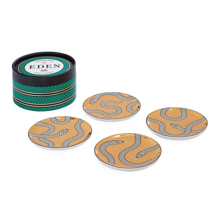 Eden Coasters-Gold/Black/White