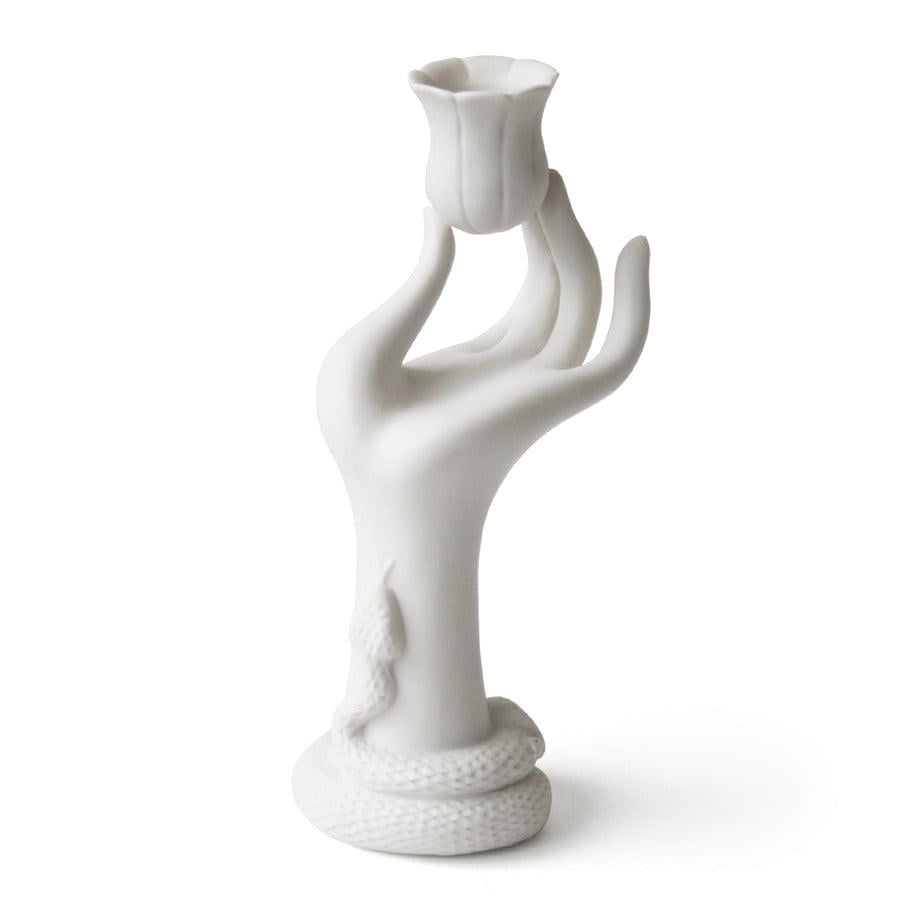 Eve Candle Holder- White