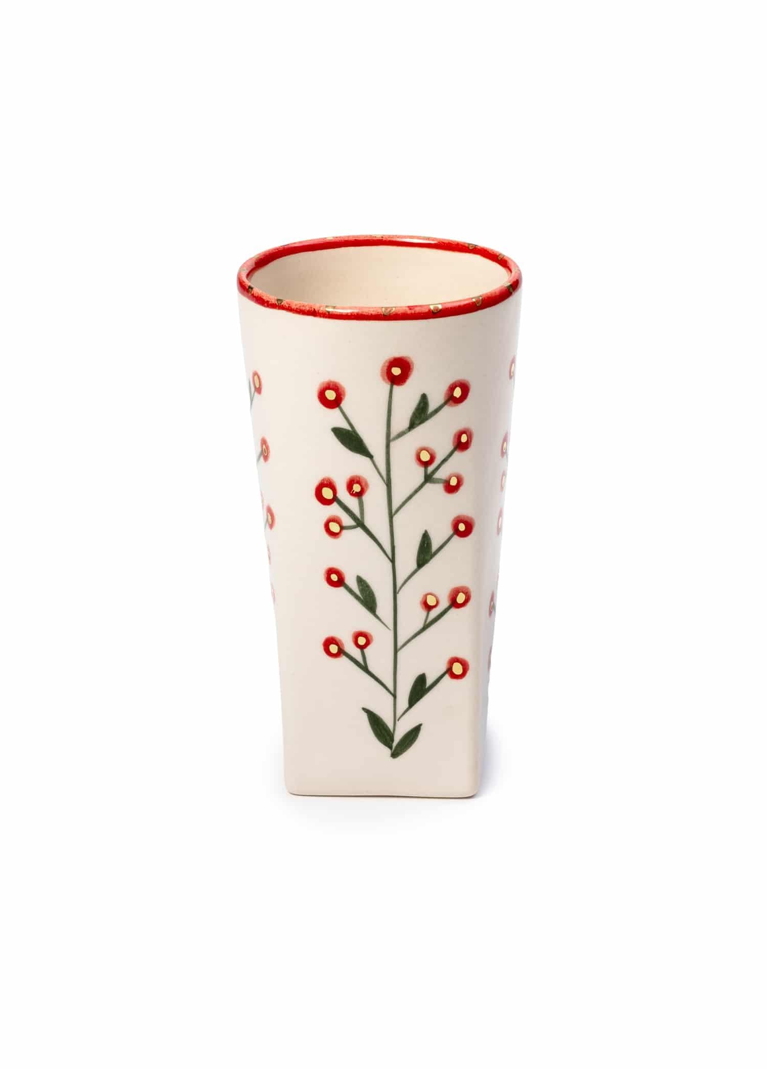 Feeling Good Inside Xmas Collection Holly Bery Mini Vazo