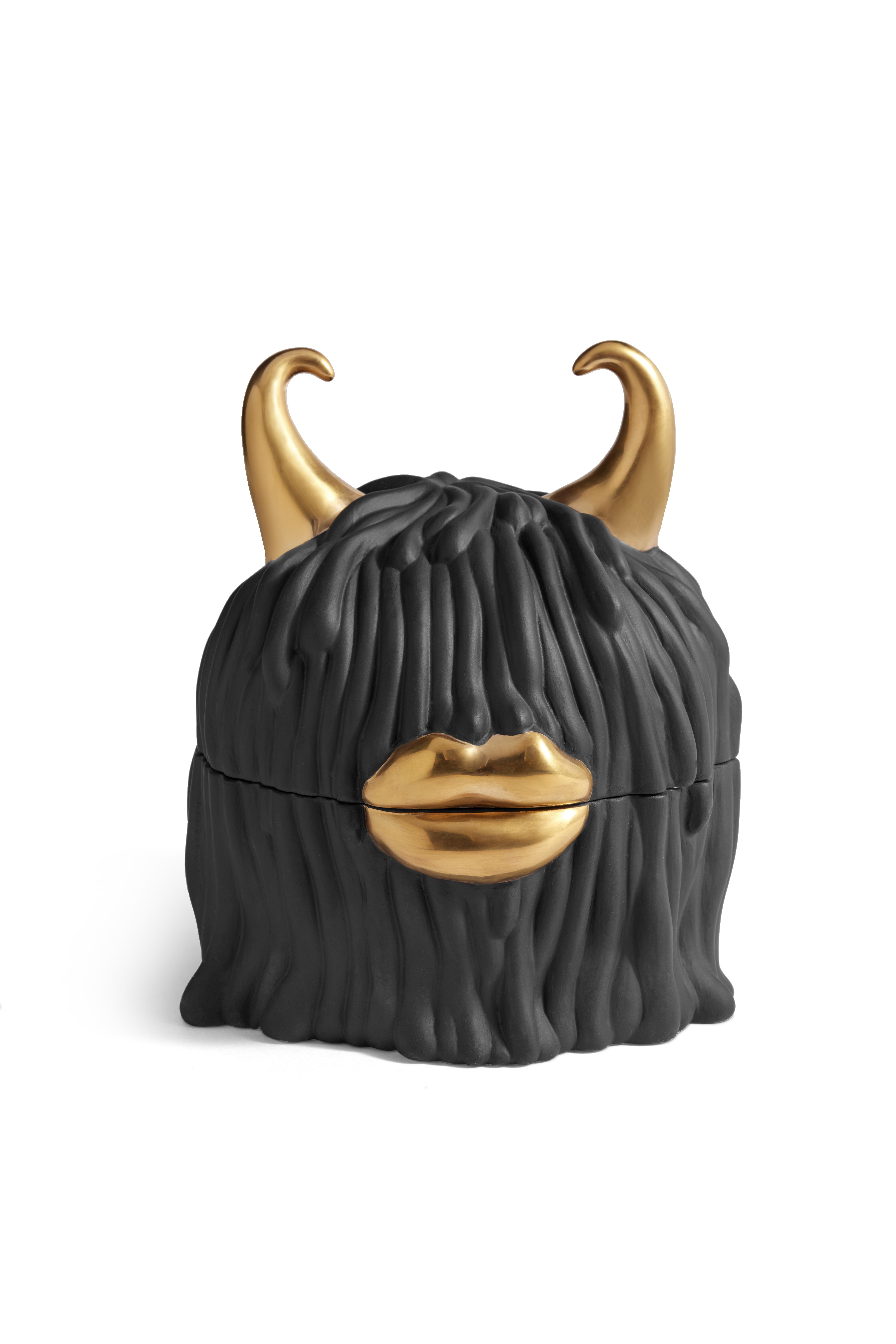 L'Objet Haas Lynda 4 Lü Bardak Altı Black Lobhb902