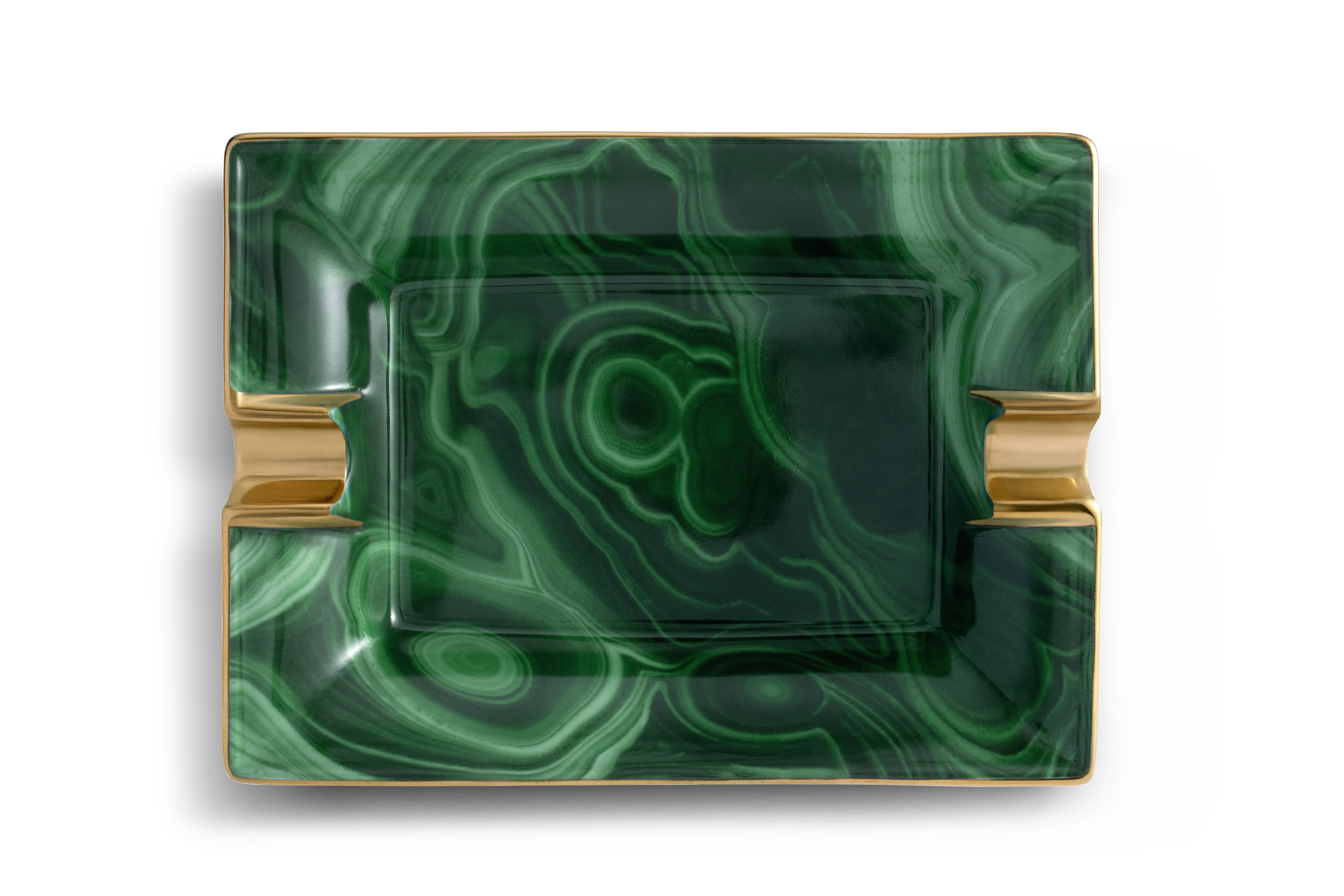 L'Objet Malachıte 18X14X3 Cm Kulluk Lobml792