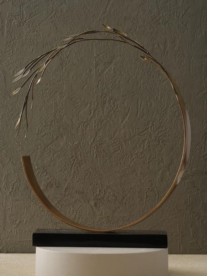 Marlect Co Yapraklı Çember Obje