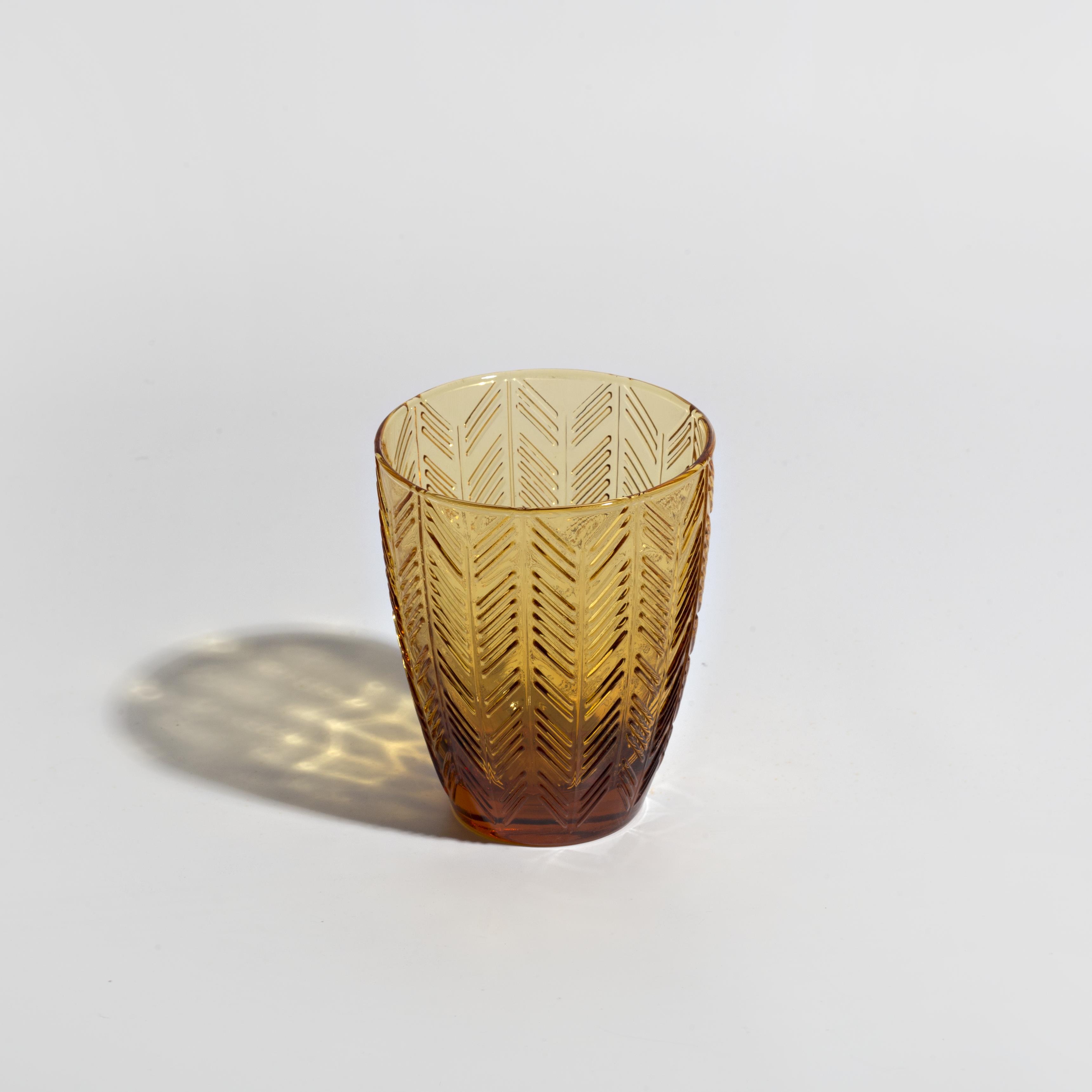 Mıssonı Home Mıssonı Zıg Zag Amber - Kr-B, Su Bardağı