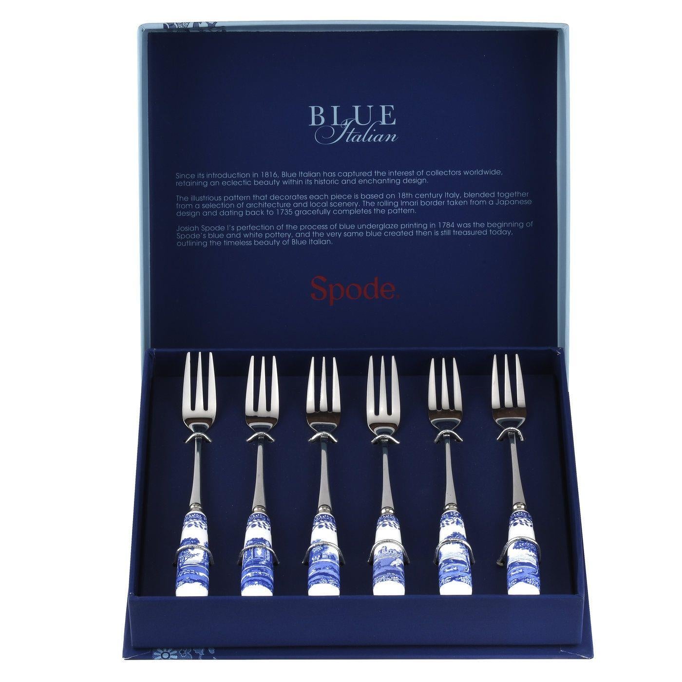 Spode Blue Italıan 6'Lı Çatal Seti Rw.Blı.1102-X