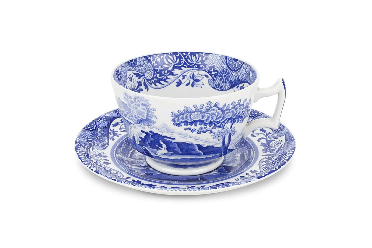 Spode Blue Italıan Kahvaltı Fincan+Tabağı Rw.Blı.1260