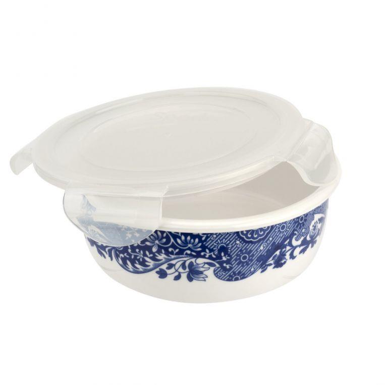 Spode Blue Italıan Kapaklı Saklama Kabı 17Cm Rw.Blı.8740-Xb