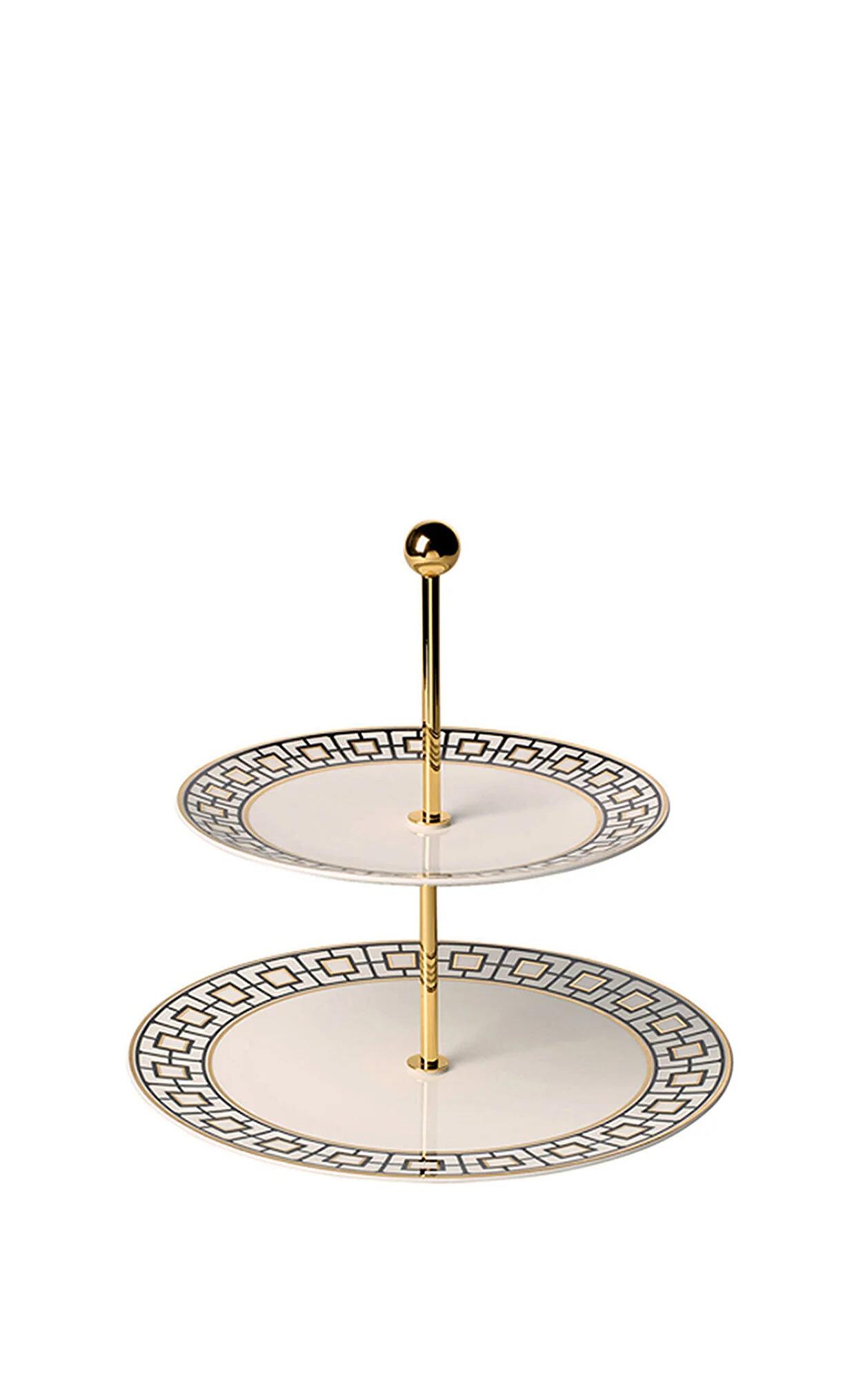 Villeroy & Boch Metro Chic 2 Katlı Servis Tabağı 27 5X27 5X27Cm