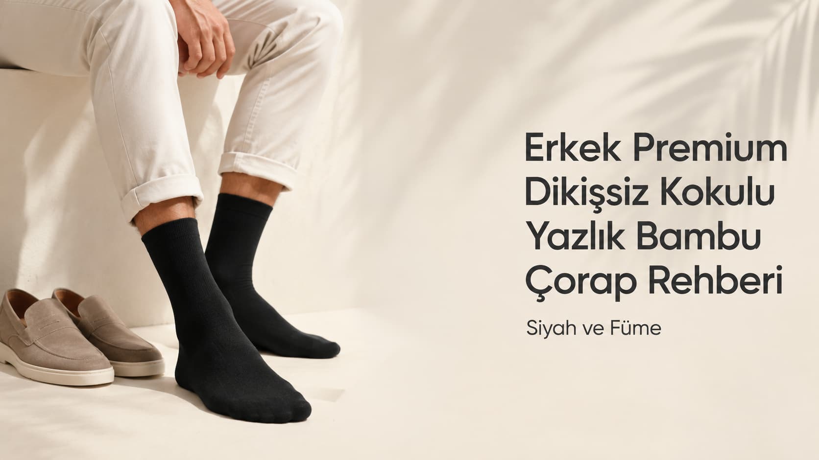 Erkek Premium Dikişsiz Kokulu Yazlık Bambu Çorap Rehberi: Siyah ve Füme