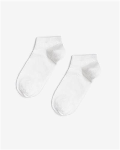 Kadın Dikişsiz Bambu 2li Patik Çorap Beyaz