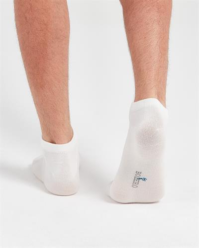 Erkek Dikişsiz 2li Bambu Çorap Beyaz