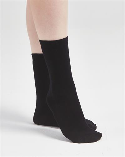 Kadın Dikişsiz Bambu 2li Çorap Siyah 