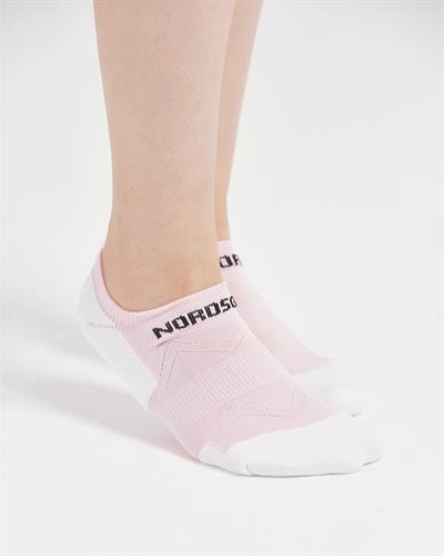 Kadın Görünmez 2li Spor Çorap Pembe Yeşil