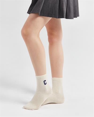 Kadın Kışlık Nakışlı 3lü Kolej Çorabı